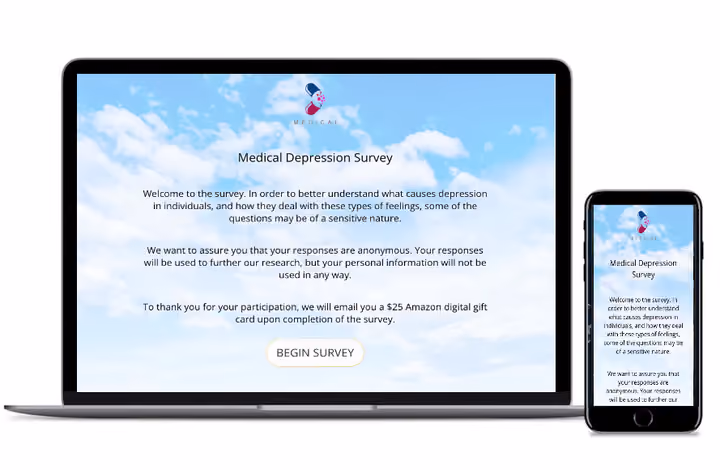 Survey Welcome Page