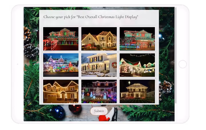 Christmas Light Contest Survey