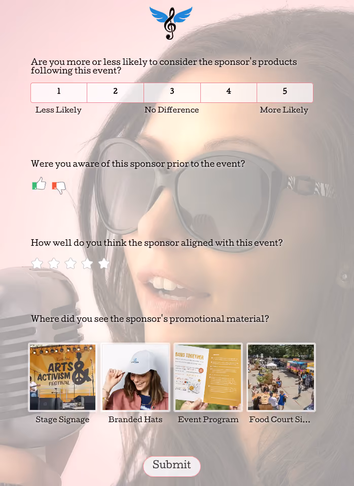 sponsorship survey