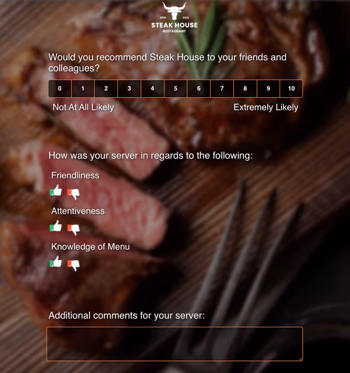NPS Example SurveyLegend
