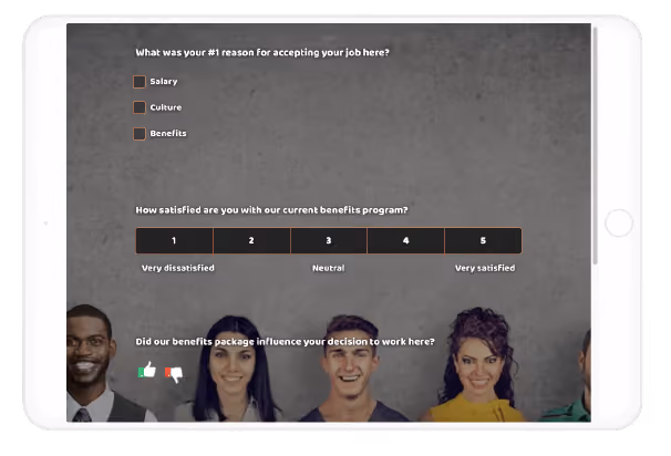 Employee Benefits Survey Example