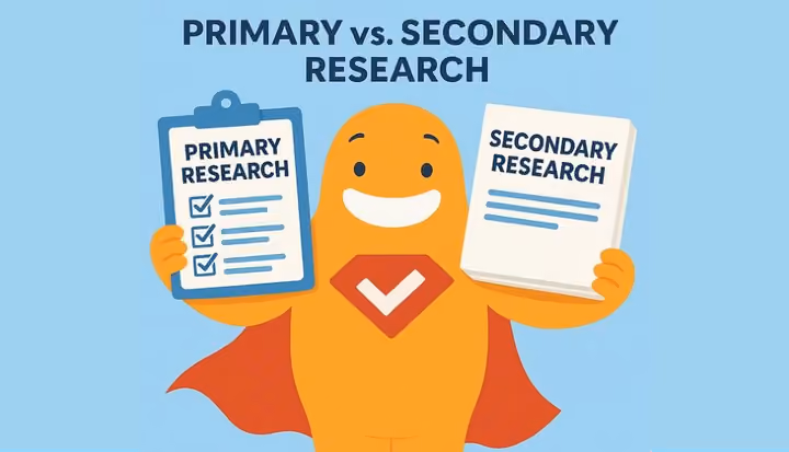 Primary vs. Secondary Research