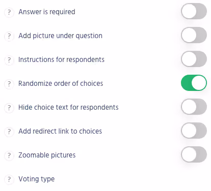 survey randomization