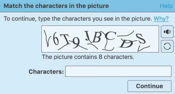 text captcha