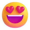 Smiling face with heart-eyes