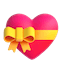 Heart with ribbon
