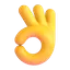 Ok hand