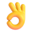 Ok hand