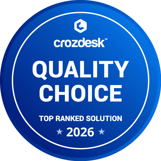 Crozdesk Quality Choice 2026 award for SurveyLegend