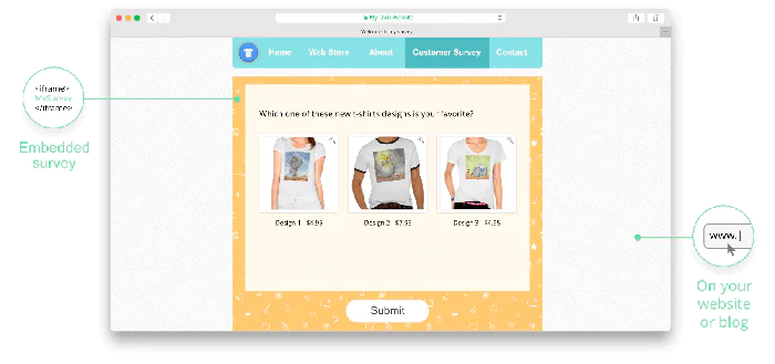 How to embed surveys or forms into websites or blog posts