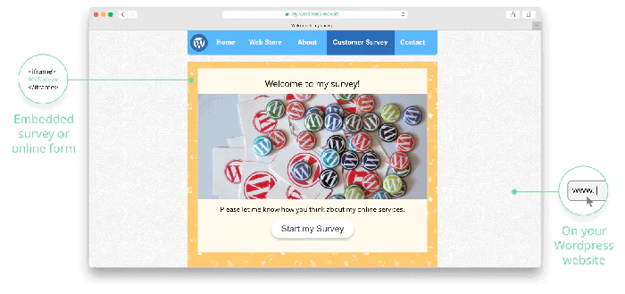 How to embed surveys or forms into WordPress