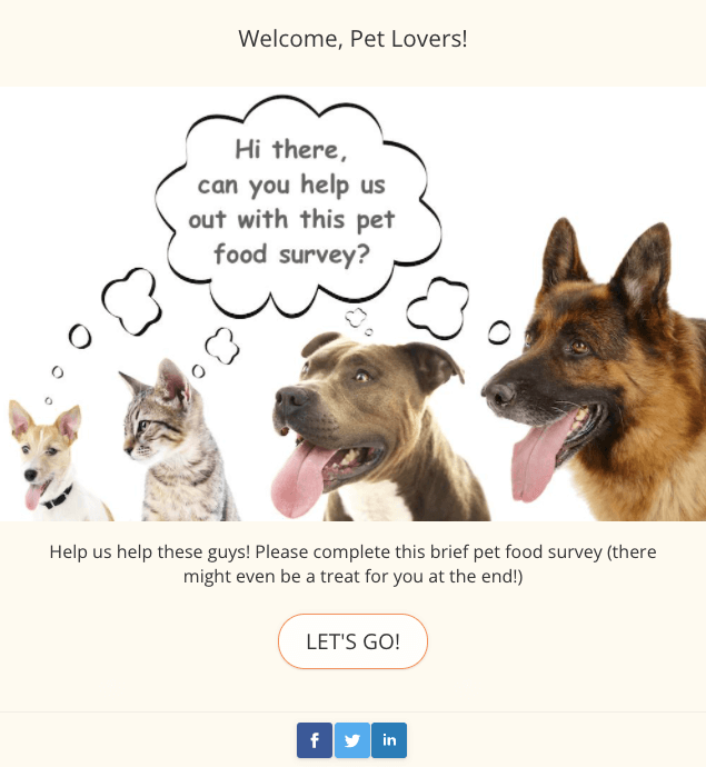 Survey Welcome Page