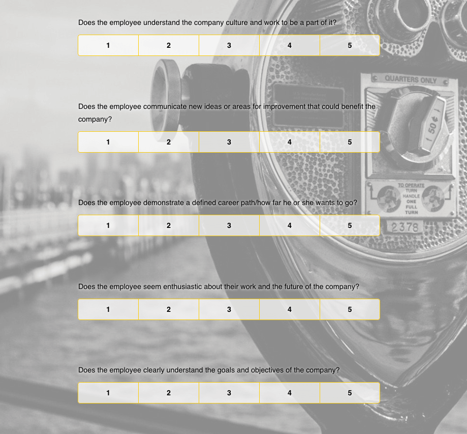 Opinion Scale 360 Degree Survey